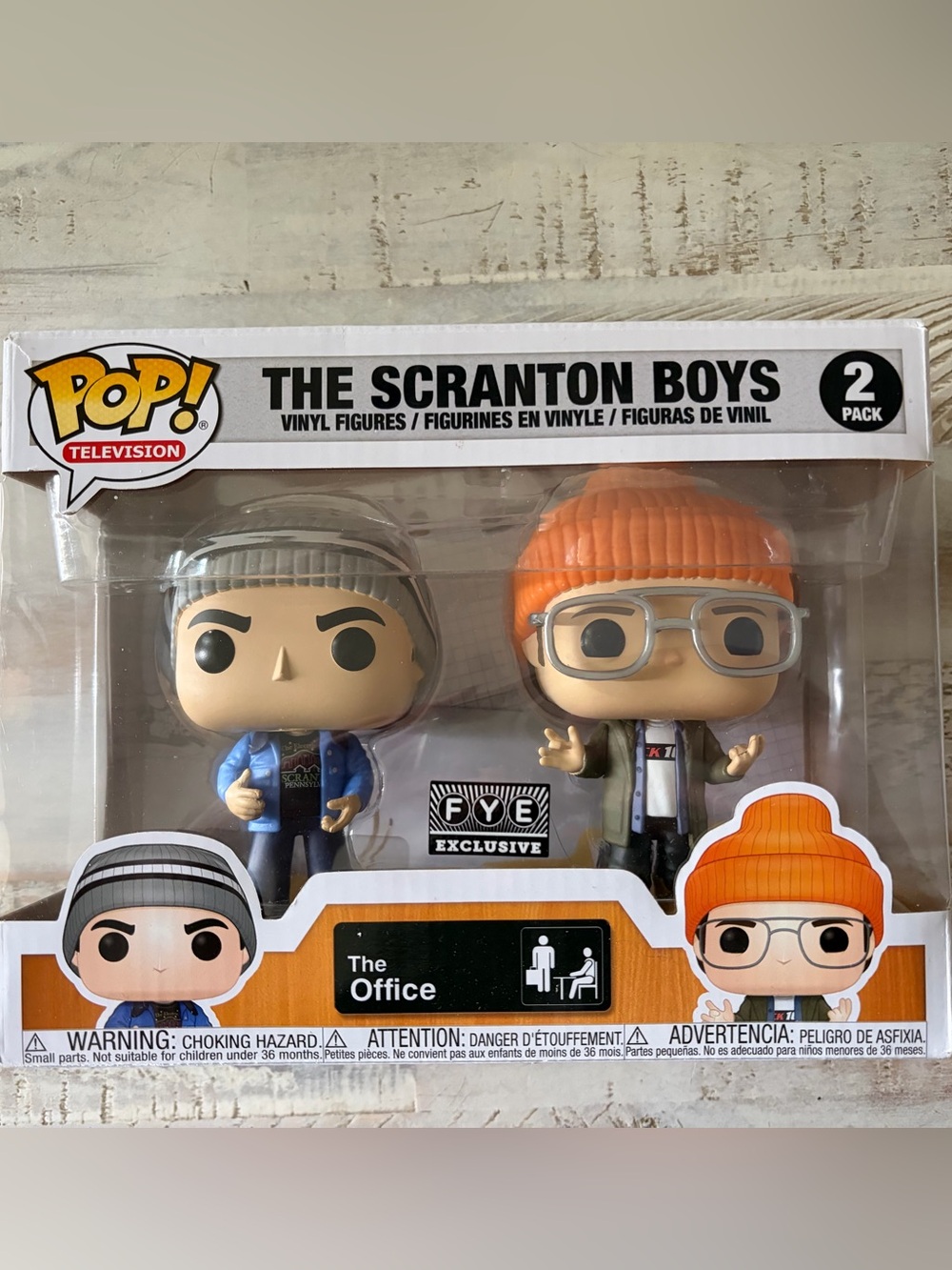 The Scranton Boys The Office Funko Pop 2-pack FYE Exclusive